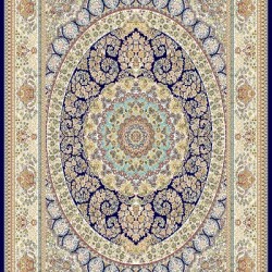 Иранский ковер Marshad Carpet 3016 Dark Blue  - высокое качество по лучшей цене в Украине