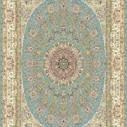 Иранский ковер Marshad Carpet 3026 Blue  - высокое качество по лучшей цене в Украине