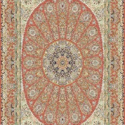 Иранский ковер Marshad Carpet 3026 Red  - высокое качество по лучшей цене в Украине