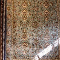 Иранский ковер Marshad Carpet 3042 Blue  - высокое качество по лучшей цене в Украине