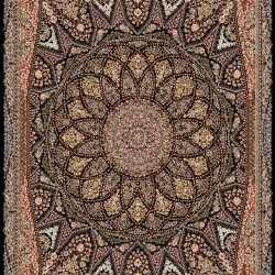 Иранский ковер Marshad Carpet 3055 Black  - высокое качество по лучшей цене в Украине