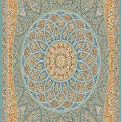 Иранский ковер Marshad Carpet 3055 Blue  - высокое качество по лучшей цене в Украине