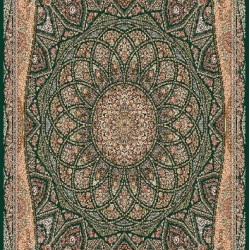 Иранский ковер Marshad Carpet 3055 Dark Green  - высокое качество по лучшей цене в Украине