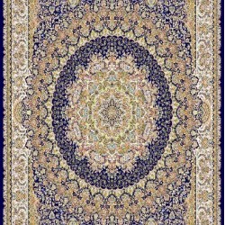 Иранский ковер Marshad Carpet 3057 Dark Blue  - высокое качество по лучшей цене в Украине