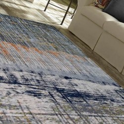 Синтетичний килим Almina 127526 01-Grey/Green  - Висока якість за найкращою ціною в Україні