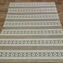 Безворсовий килим INDIAN IN-019 BEIGE / BEIGE  - Висока якість за найкращою ціною в Україні