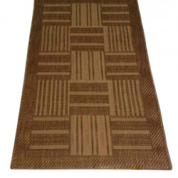 Безворсовий килим Sisal 00041 gold-beige  - Висока якість за найкращою ціною в Україні