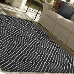 Синтетичний килим Vista 129512-01 grey  - Висока якість за найкращою ціною в Україні