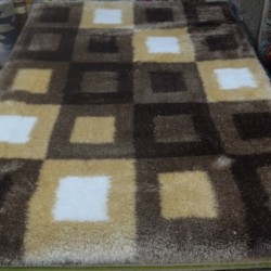 Високоворсний килим 3D Loop Shaggy 9000 B366 L.BROWN/L.BEIGE  - Висока якість за найкращою ціною в Україні