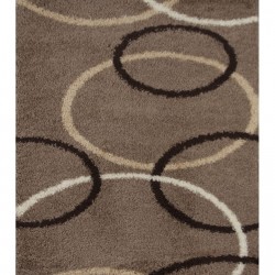 Високоворсна килимова доріжка First Shaggy 4006 , BEIGE  - Висока якість за найкращою ціною в Україні