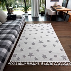 Дитячий килим BILBAO KIDS FF72A  white/grey  - Висока якість за найкращою ціною в Україні