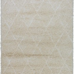 Високоворсний килим Denso Cream Pattern  - Висока якість за найкращою ціною в Україні