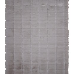 Високоворсний килим ESTERA  cotton block atislip l.grey  - Висока якість за найкращою ціною в Україні