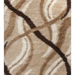 Високоворсна килимова доріжка First Shaggy 4735 , Beige  - Висока якість за найкращою ціною в Україні