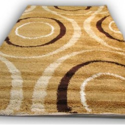 Високоворсний килим Gold Shaggy 0428 beige-hardal  - Висока якість за найкращою ціною в Україні