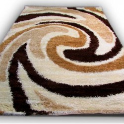 Високоворсний килим Gold Shaggy 3619 kahve-kemik  - Висока якість за найкращою ціною в Україні