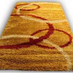 Високоворсний килим Gold Shaggy 8018 d.yellow (gold)  - Висока якість за найкращою ціною в Україні