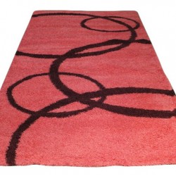 Високоворсний килим Gold Shaggy 8018 pink  - Висока якість за найкращою ціною в Україні