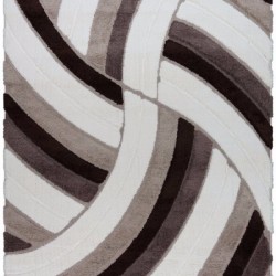 Високоворсный килим Linea 05501A White  - Висока якість за найкращою ціною в Україні