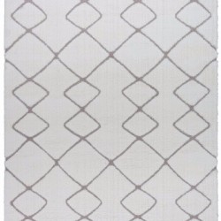 Високоворсный килим Linea 05518A White  - Висока якість за найкращою ціною в Україні