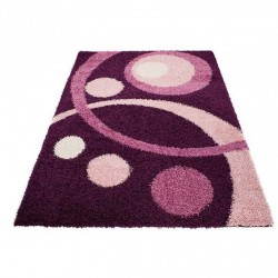 Високоворсний килим Loca 9197A D.PURPLE  - Висока якість за найкращою ціною в Україні