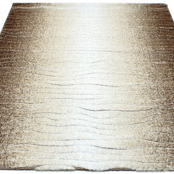 Високоворсний килим Luna 2432a p.brown-p.white  - Висока якість за найкращою ціною в Україні