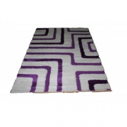 Високоворсний килим Luxory S195A violet  - Висока якість за найкращою ціною в Україні