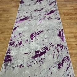 Синтетичена килимова доріжка MODA 4576 LILAC / VIZON GRI HB  - Висока якість за найкращою ціною в Україні