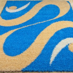 Високоворсний килим Shaggy 0731 blue  - Висока якість за найкращою ціною в Україні