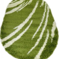 Високоворсний килим Shaggy Lux 6386A yesil-kemik  - Висока якість за найкращою ціною в Україні