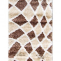 Високоворсний килим Softy 3D 2477A White  - Висока якість за найкращою ціною в Україні