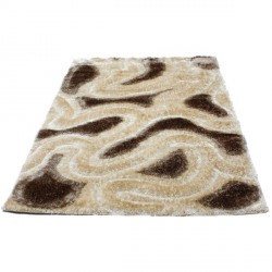Високоворсний килим Therapy 2225A p.brown-p.beige  - Висока якість за найкращою ціною в Україні