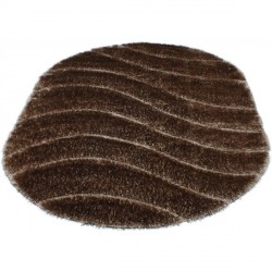 Високоворсний килим Therapy 2228B p.brown-p.brown  - Висока якість за найкращою ціною в Україні