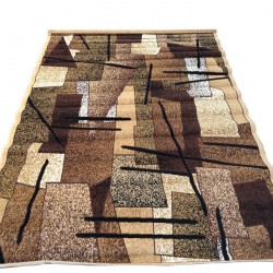 Синтетичний килим Amber 0089A KAHVE/BEJ  - Висока якість за найкращою ціною в Україні
