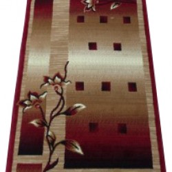 Синтетичний килим HEATSET LUKSOR 3743A BEJ/BORDO  - Висока якість за найкращою ціною в Україні