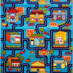 Дитячий килим Baby 6046 BLUE/D.BLUE  - Висока якість за найкращою ціною в Україні