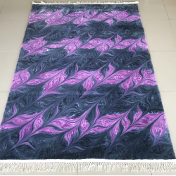 Акриловый ковер Ebru 9999A violet  - высокое качество по лучшей цене в Украине