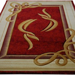Синтетичний килим Exellent 0195A burgundy  - Висока якість за найкращою ціною в Україні