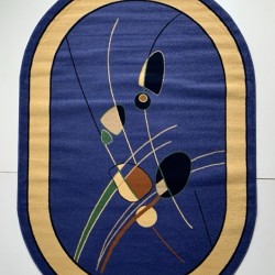 Синтетичний килим FRISE F3042A BLUE  - Висока якість за найкращою ціною в Україні