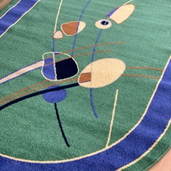 Синтетичний килим FRISE F3042A GREEN  - Висока якість за найкращою ціною в Україні