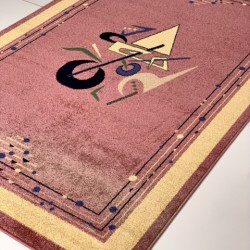 Синтетичний килим FRISE F3043A PINK  - Висока якість за найкращою ціною в Україні