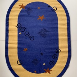 Синтетичний килим FRISE F3106A BLUE  - Висока якість за найкращою ціною в Україні