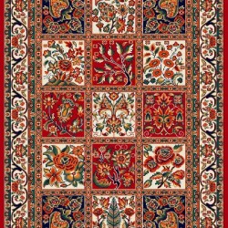 Іранський  килим Gollestan Bakhtiari D.Red  - Висока якість за найкращою ціною в Україні