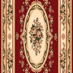 Синтетичний килим Heat-Set 6199A RED  - Висока якість за найкращою ціною в Україні