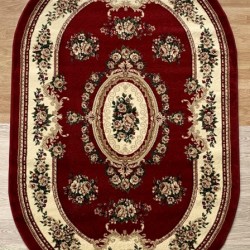 Синтетический ковер Heat-Set 6543A RED  - высокое качество по лучшей цене в Украине