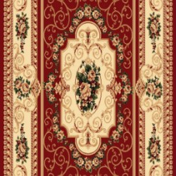 Синтетичний килим Heat-Set 6544A RED  - Висока якість за найкращою ціною в Україні