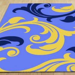 Синтетичний килим Legenda 0313 синій  - Висока якість за найкращою ціною в Україні