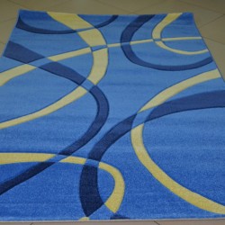 Синтетичний килим Legenda 0353 формула синій  - Висока якість за найкращою ціною в Україні