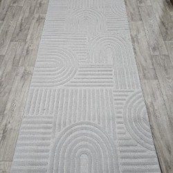 Безворсовая ковровая дорожка DOLCHE 3606C L.GREY / L.GREY  - высокое качество по лучшей цене в Украине