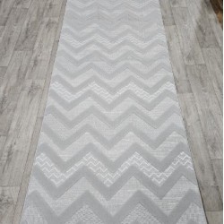 Безворсовая ковровая дорожка DOLCHE 4037B CREAM / L.GREY  - высокое качество по лучшей цене в Украине